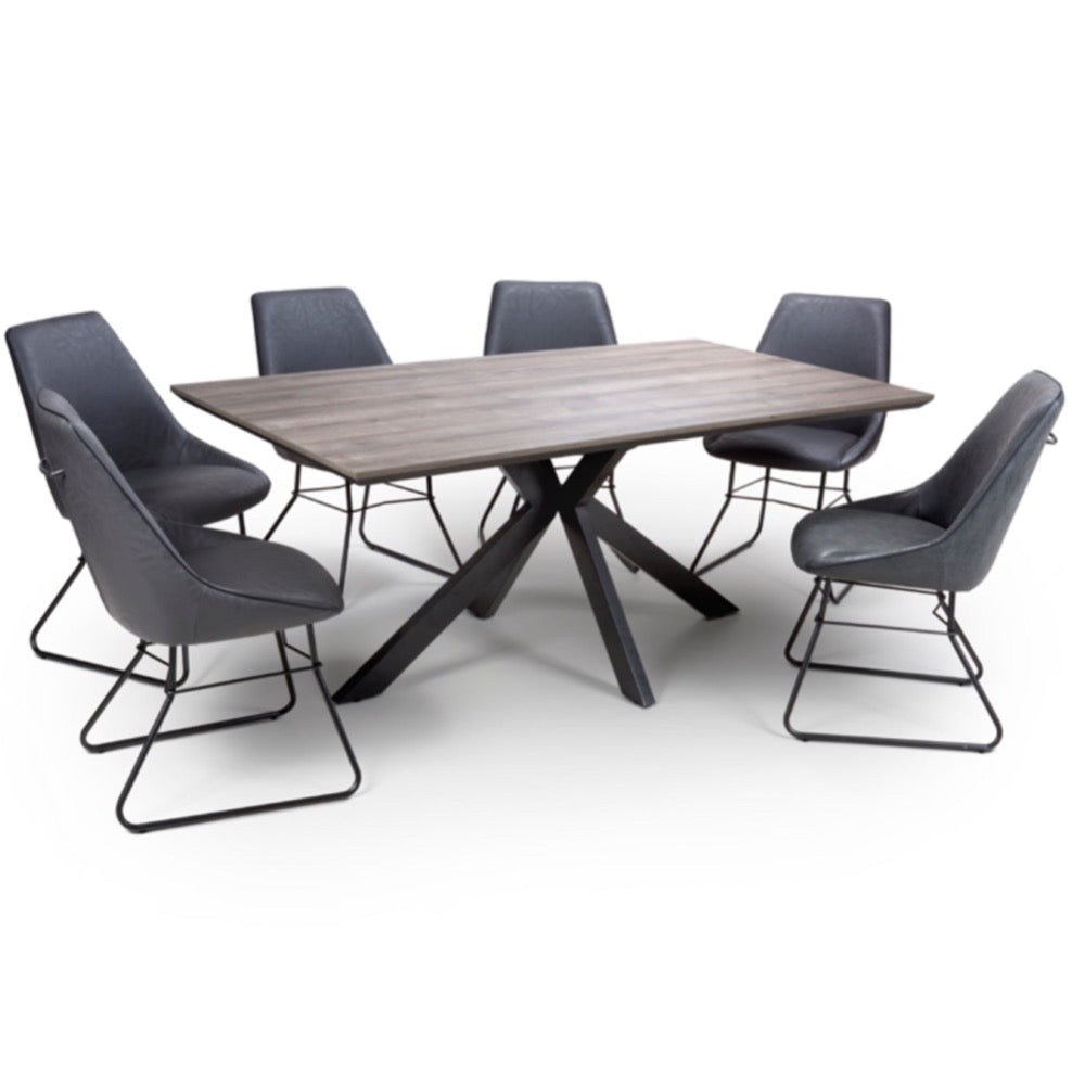 Manhattan Rectangle Dining Table-180cm